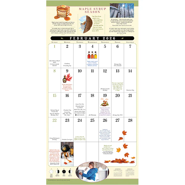 2026 Calendar of Everyday Advice (17-Month Wall Planner) - Image 3