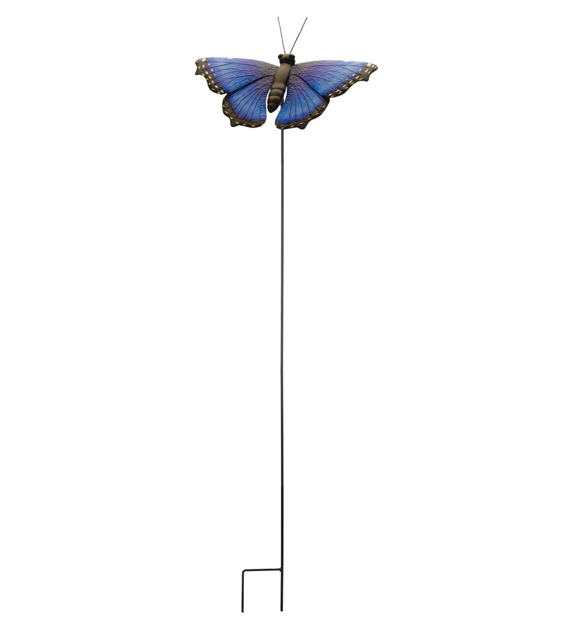 45" Butterfly Stake: Blue Morpho - Image 2