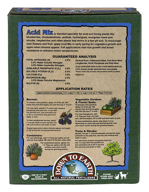 Acid Mix 4-3-6 Fertilizer 5lb - Image 2