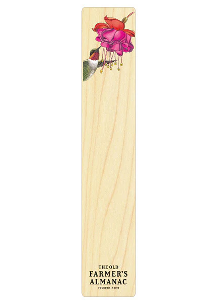 Almanac Hummingbird Wooden Bookmark - Image 3