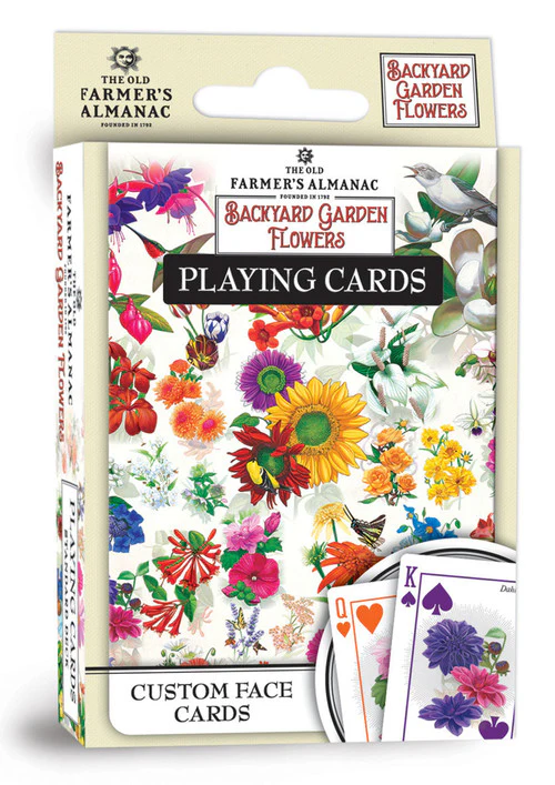 The Old Farmer's Almanac Backyard Garden Flowers Playing Cards - Image 4