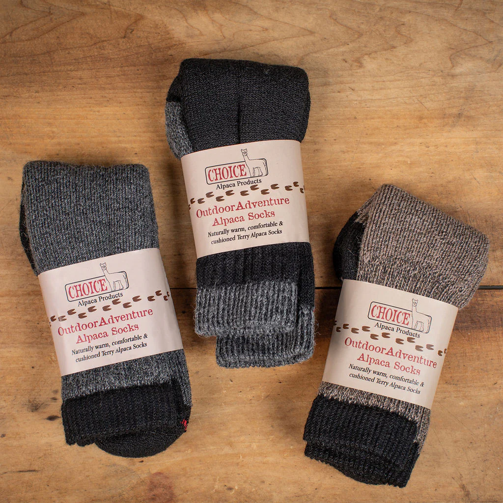 Alpaca Fleece OutdoorAdventure Socks - Image 3