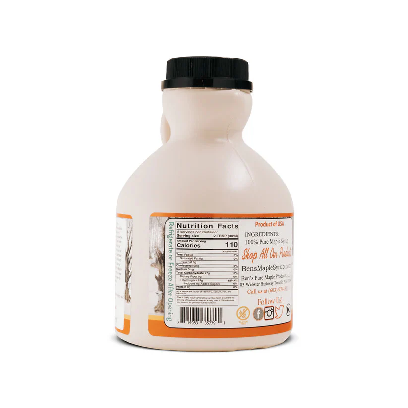 Ben's 100% Pure Maple Syrup Jug - Amber Rich - Image 4