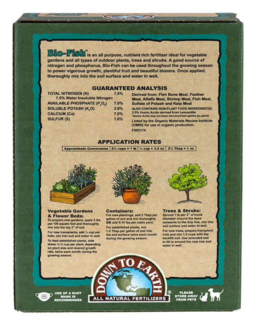 Bio-Fish 7-7-2 Fertilizer 5lb - Image 2