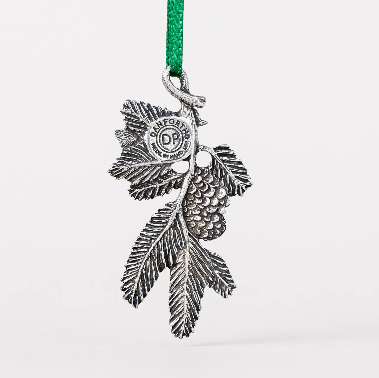 Bird on a Bough Pewter Ornament - Image 3