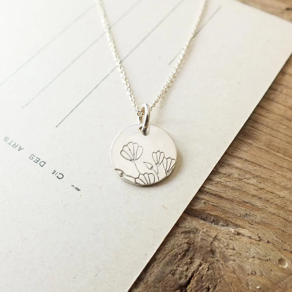 Blossom Necklace - Silver or Gold - Image 2