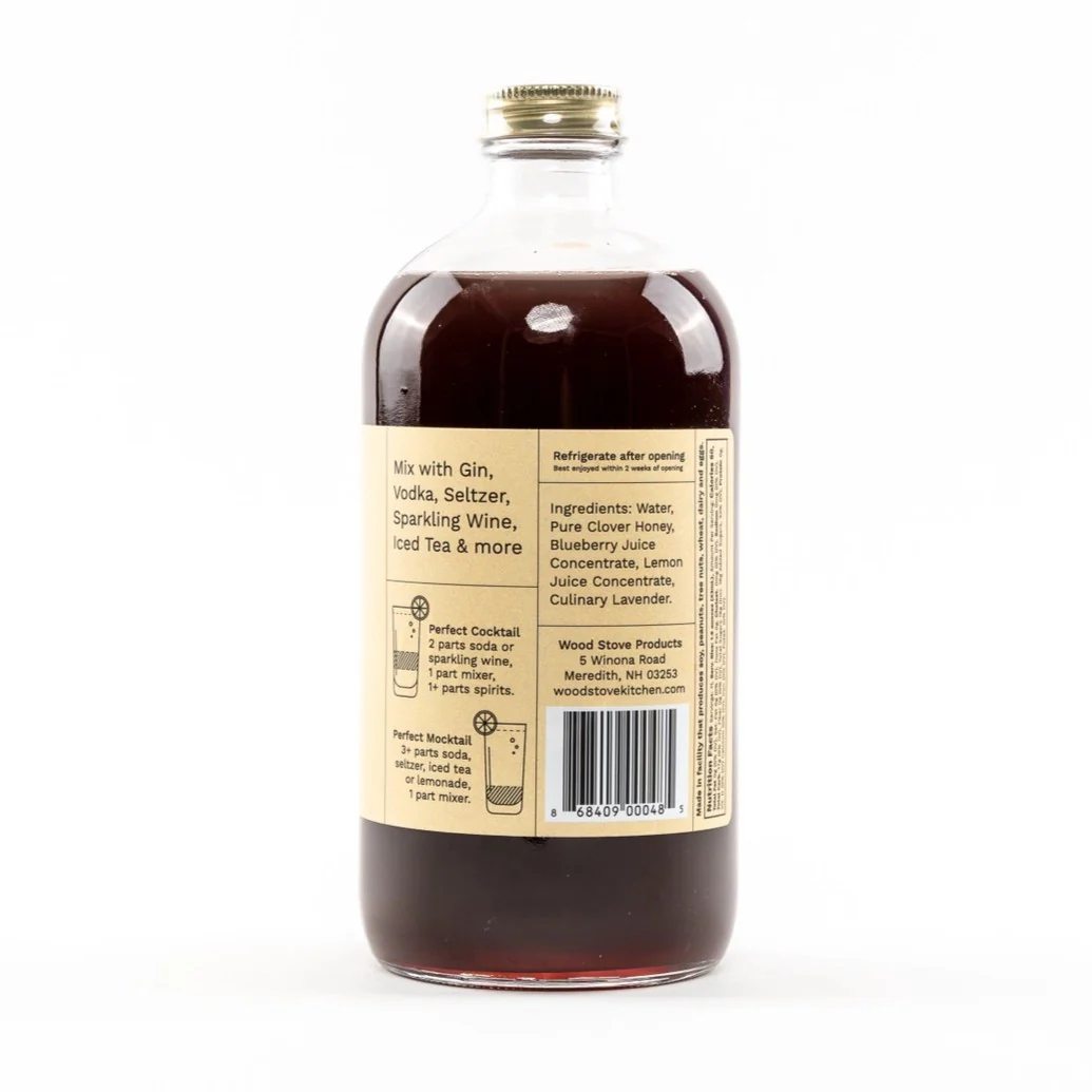 Blueberry & Lavender Cocktail + Mocktail Mixer - 16oz - Image 4