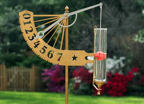 Jeffersonian Brass Rain Gauge - Image 3