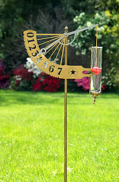 Jeffersonian Brass Rain Gauge - Image 5