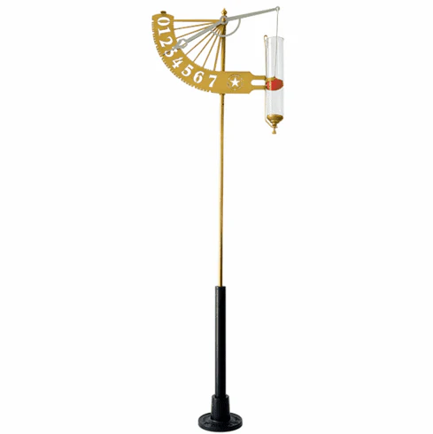 Jeffersonian Brass Rain Gauge - Image 7