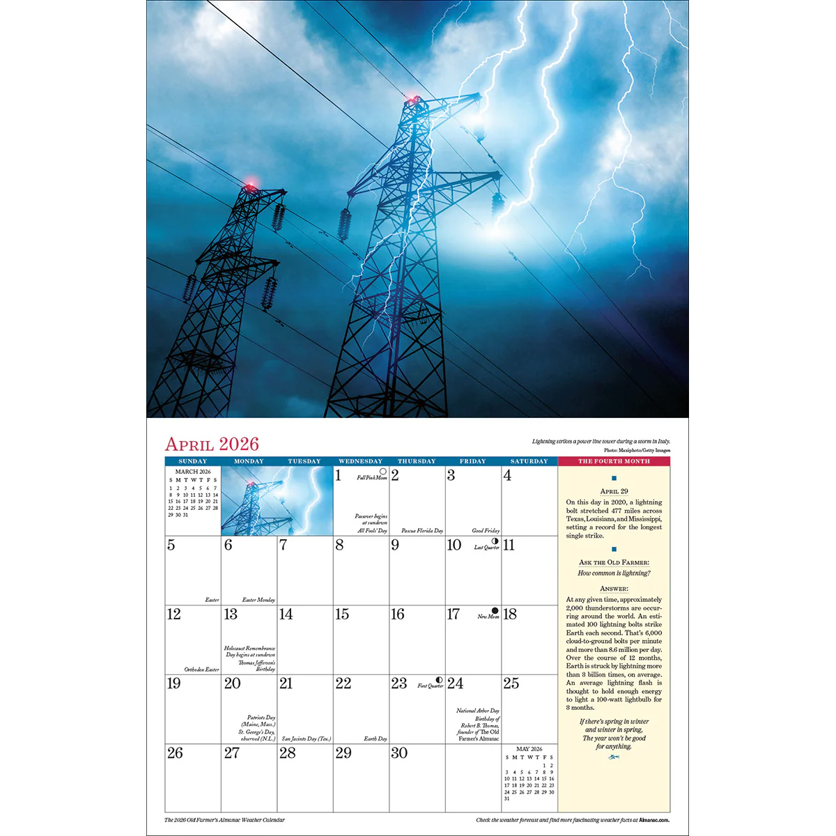 2026 Weather Calendar - Image 2