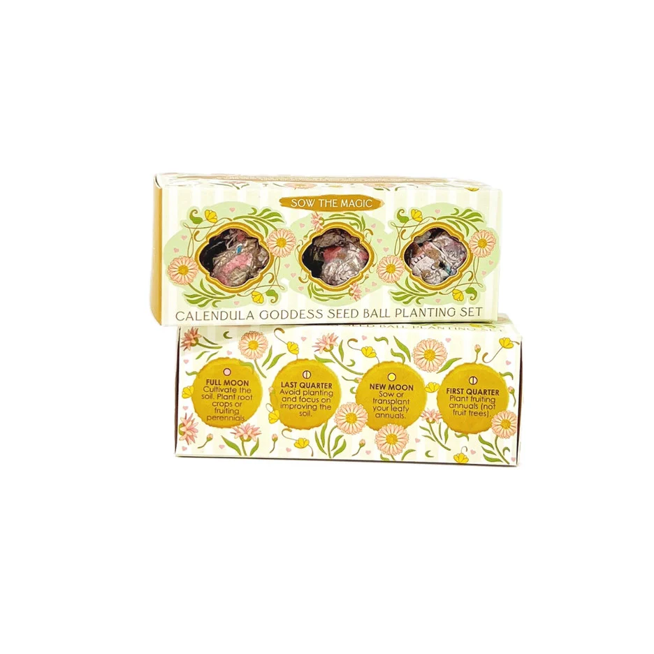 Calendula Goddess Mini Seed Ball Gift Box Set - Image 3