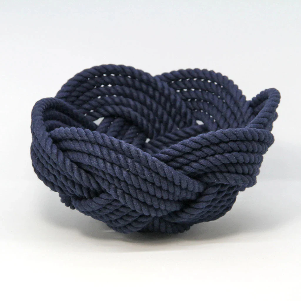 Celtic Knot Woven Cotton Rope Bowl - Image 10