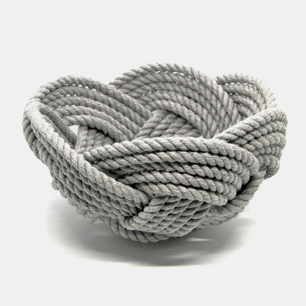 Celtic Knot Woven Cotton Rope Bowl - Image 12