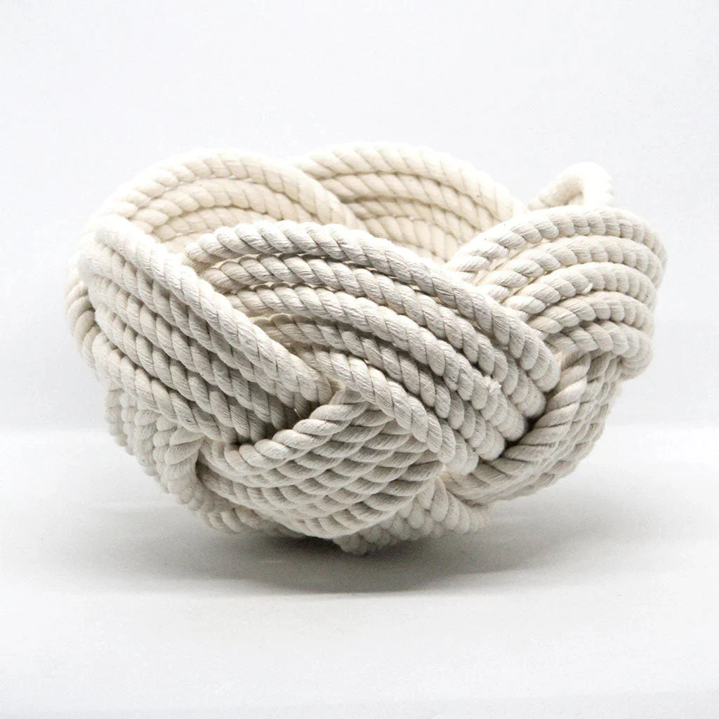 Celtic Knot Woven Cotton Rope Bowl - Image 13