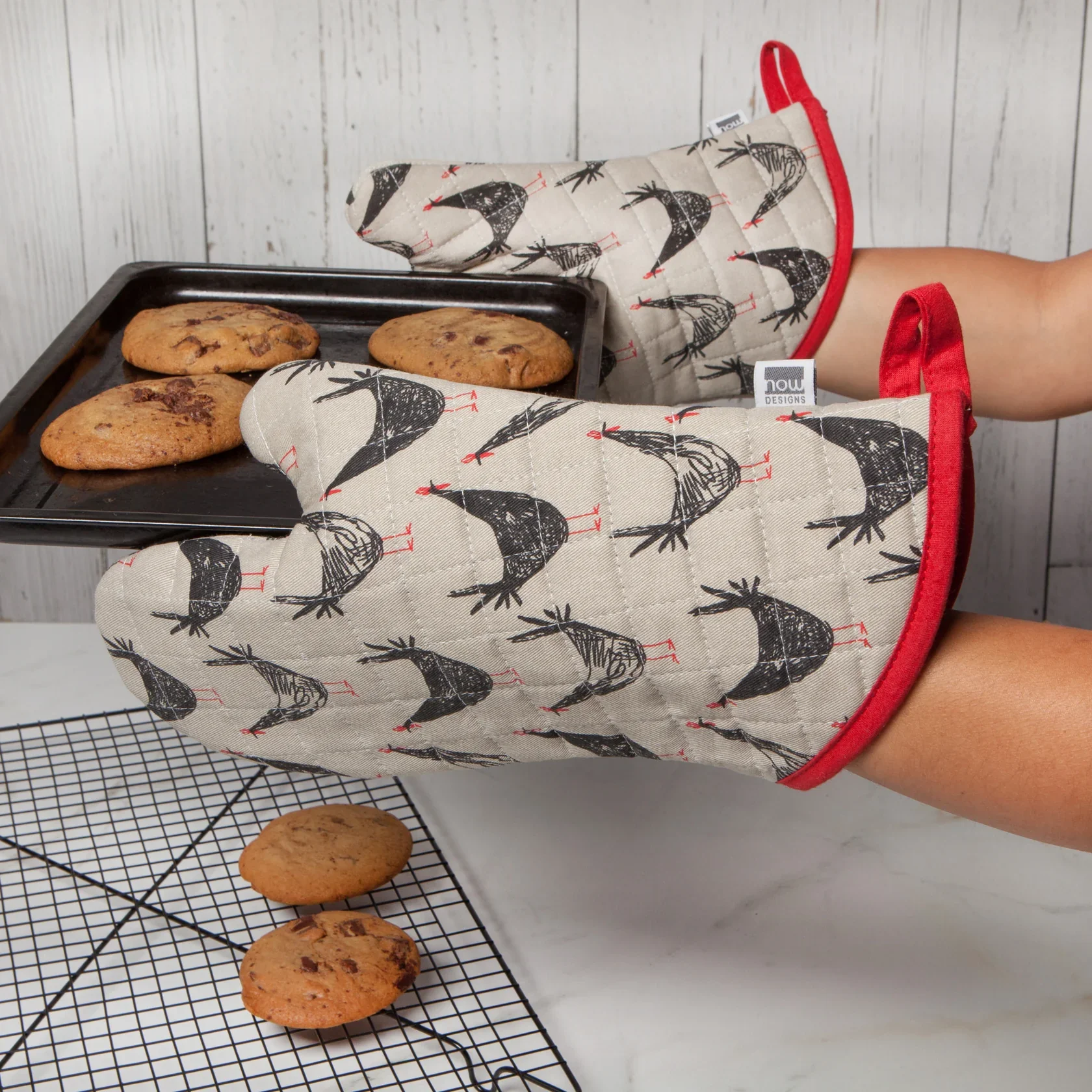 Chicken Scratch Oven Mitt - Image 2