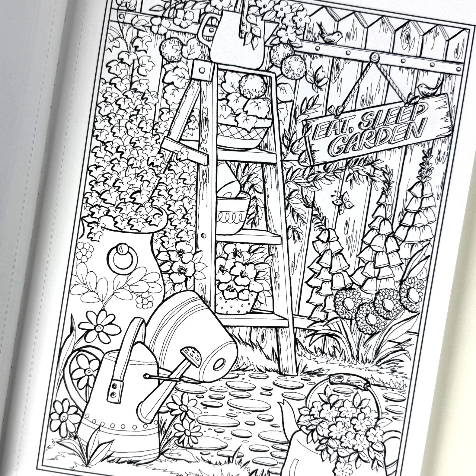 Country Gardens Coloring Book - Image 3