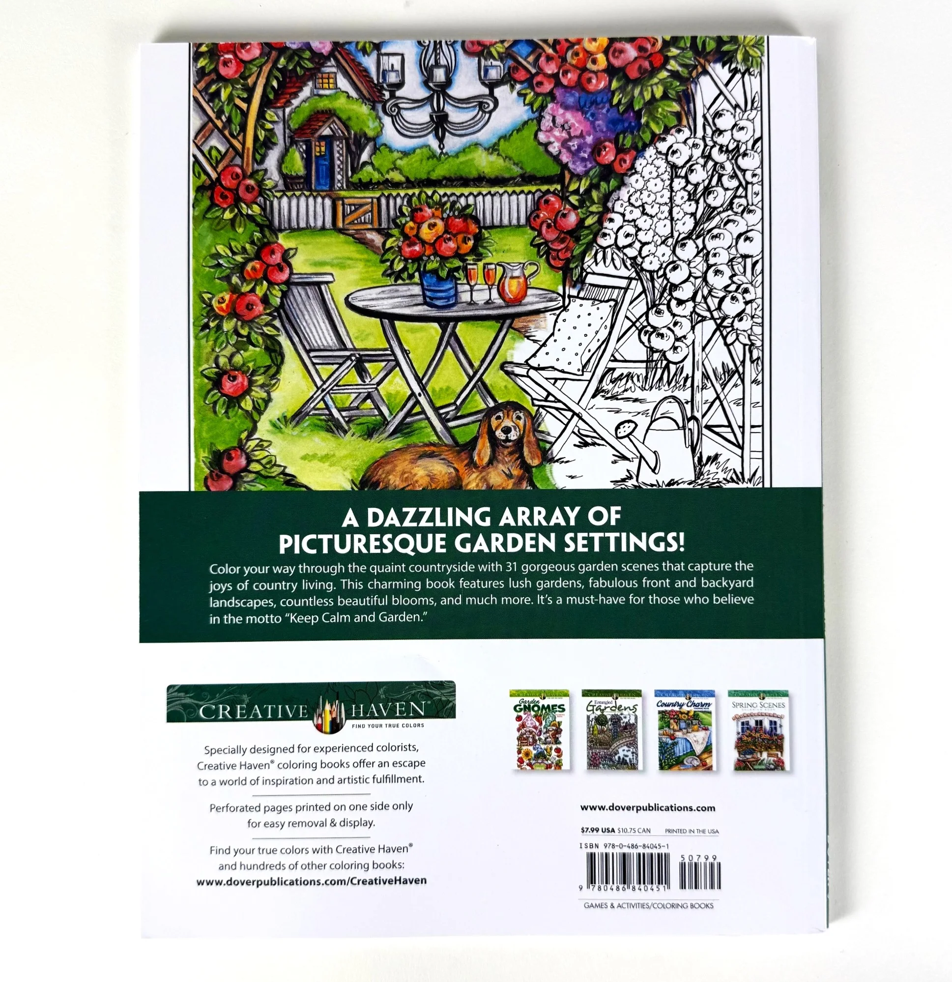 Country Gardens Coloring Book - Image 4