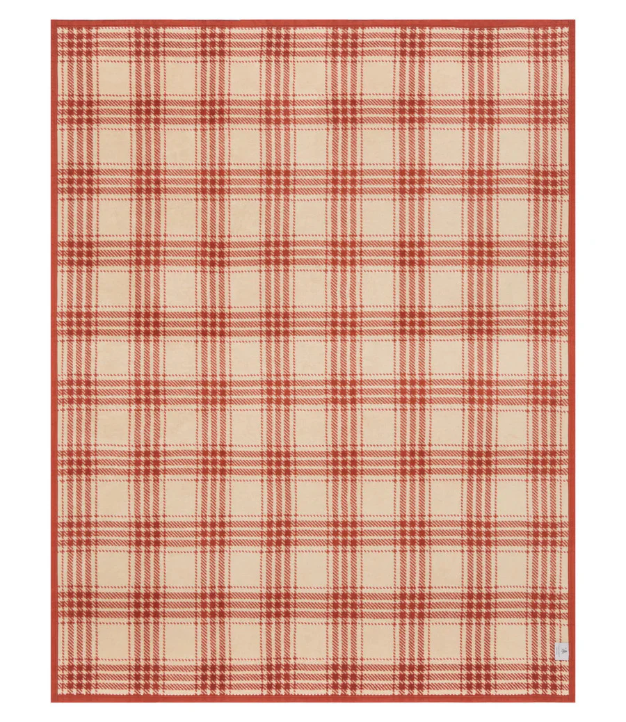 Desert Red Plaid Blanket - Image 5
