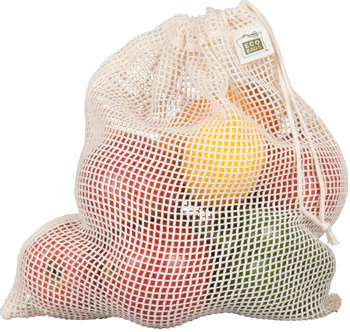 ECOBAGS Organic Mesh Produce Bag Sack - Image 3