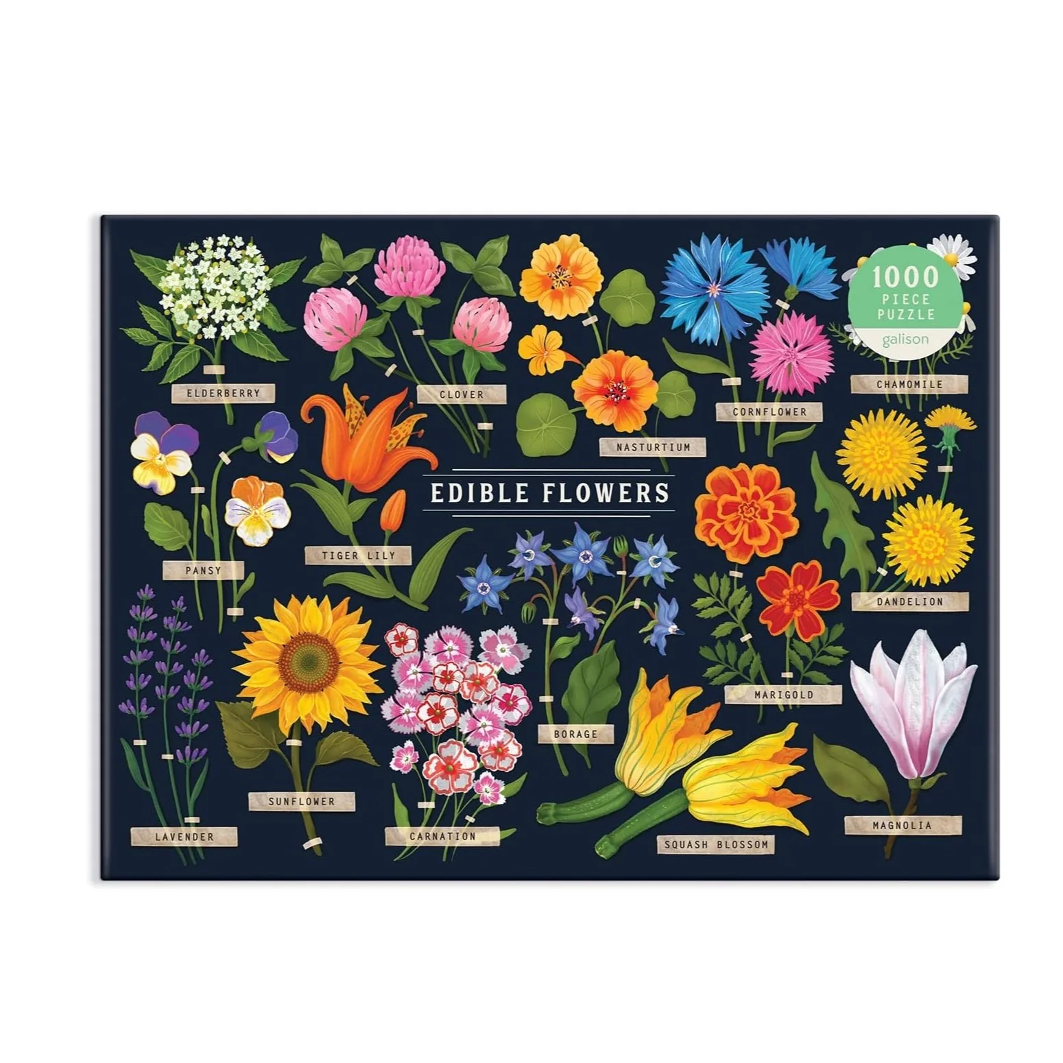 Edible Flowers - 1000 Piece Puzzle - Image 3