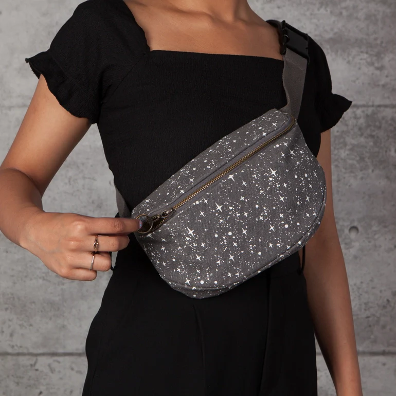 Far and Away Cotton Hip Bag - Image 4