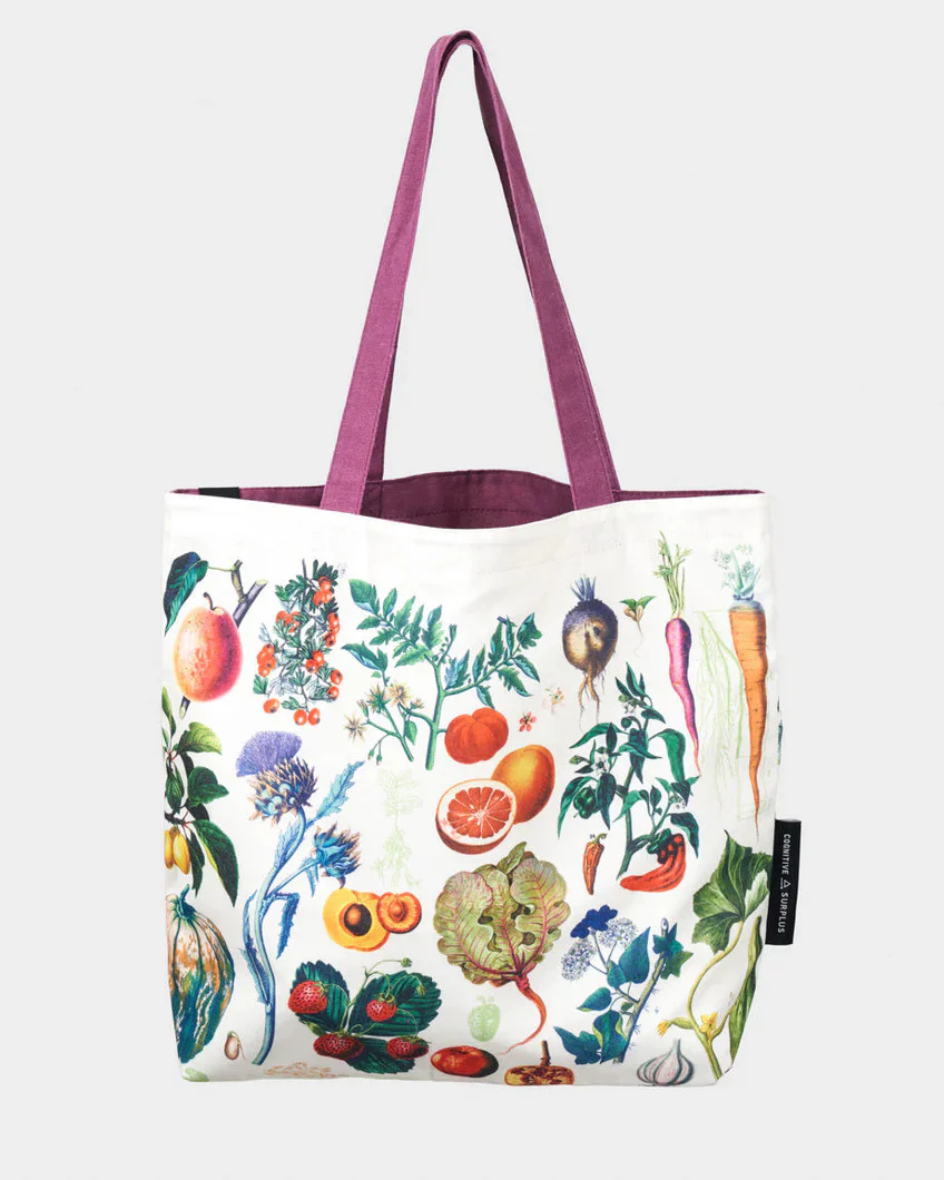 Farmer's Market Canvas Shoulder Tote - Image 3
