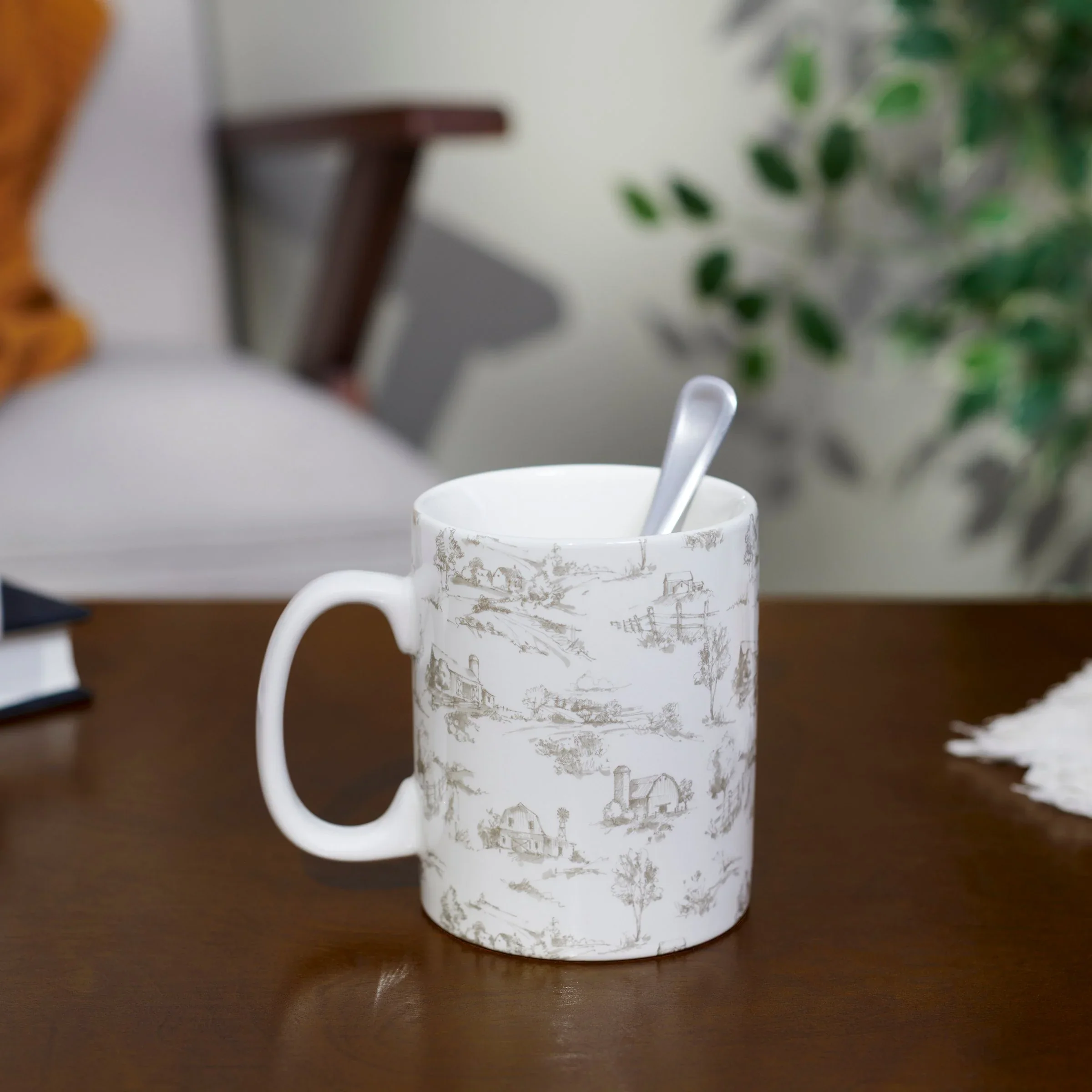 Farmhouse Toile Mug - Image 2