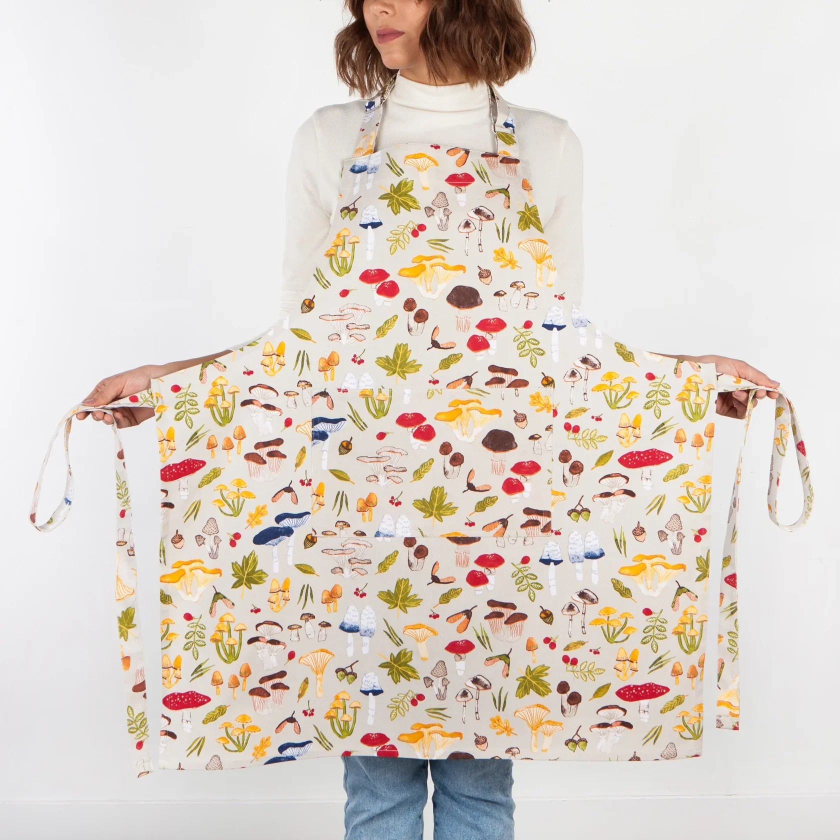 Field Mushrooms Chef Apron - Image 3