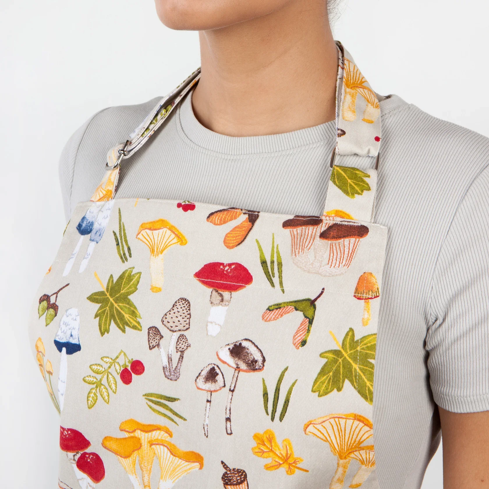 Field Mushrooms Chef Apron - Image 4