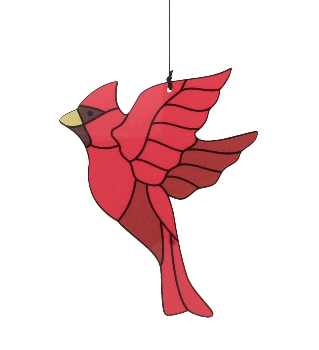 Floral Bird Chime 32" - Cardinal - Image 2