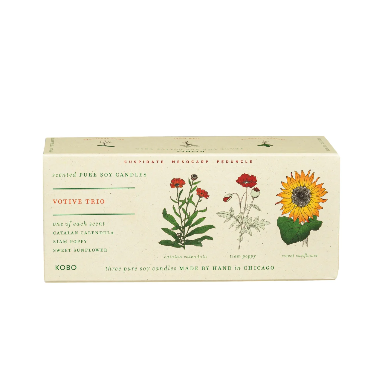 Floral Bouquet - Plant the Box Votive Candle Trio - Image 4