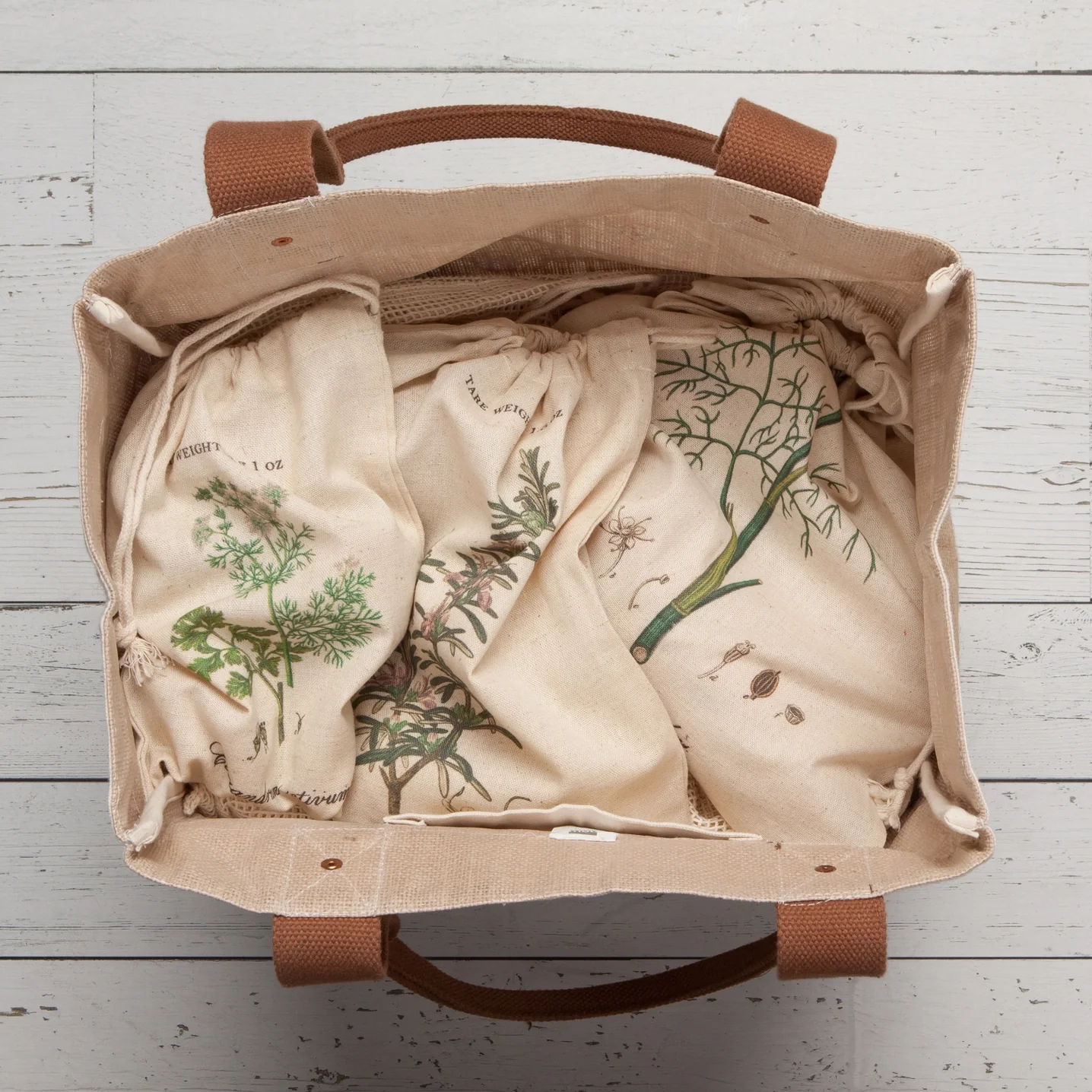 Garden Herbs Reusable Produce Bags - Image 4