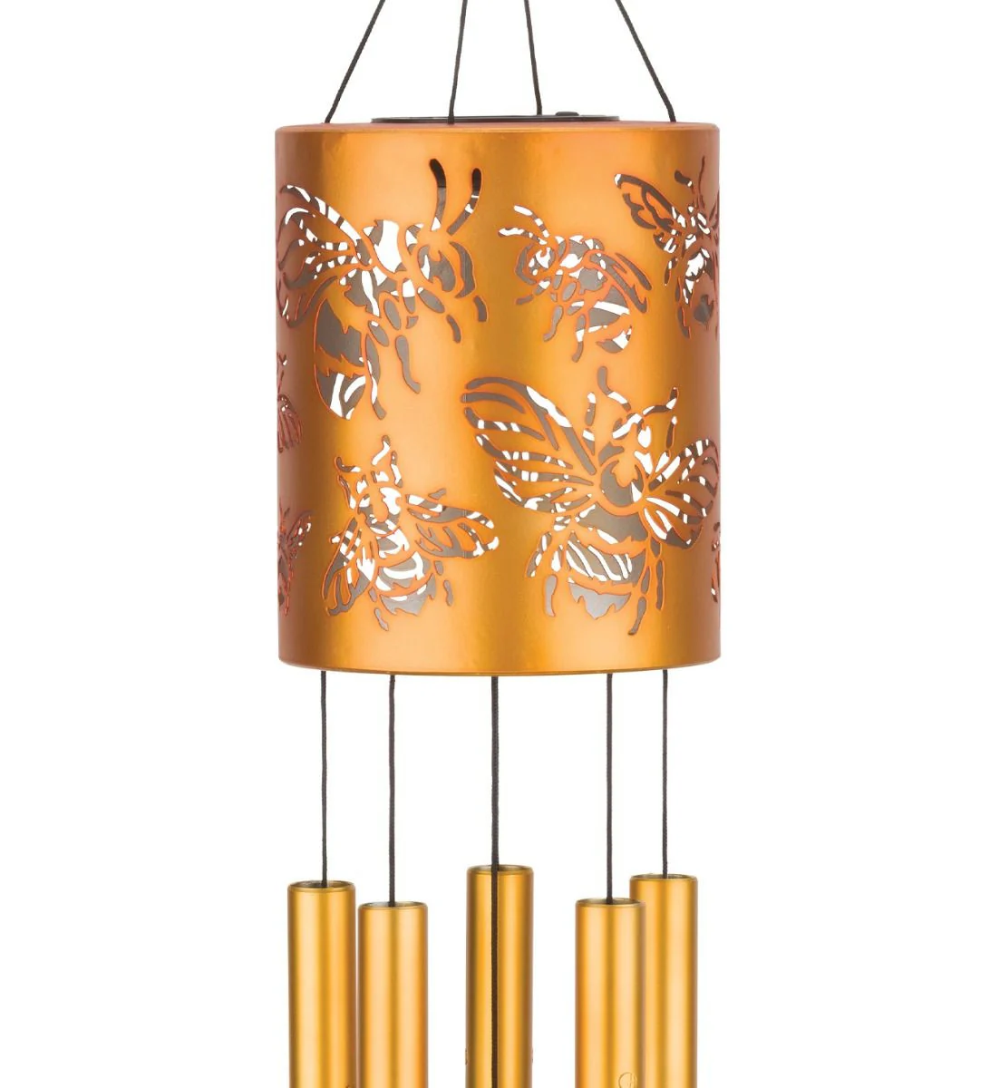 Garden Solar Chime 35" - Bee - Image 4