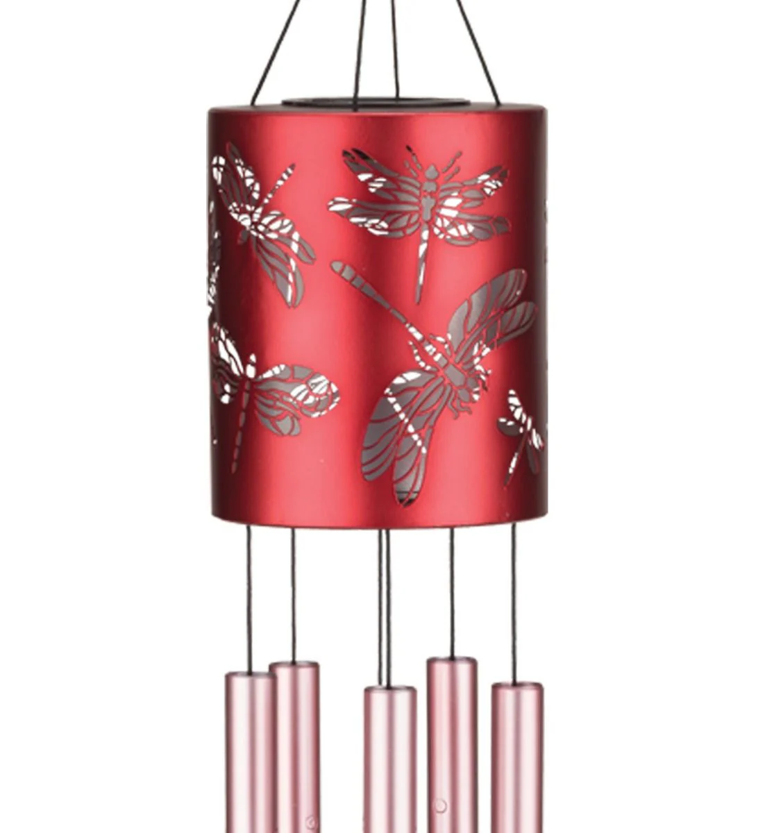 Garden Solar Chime 35" - Dragonfly - Image 3