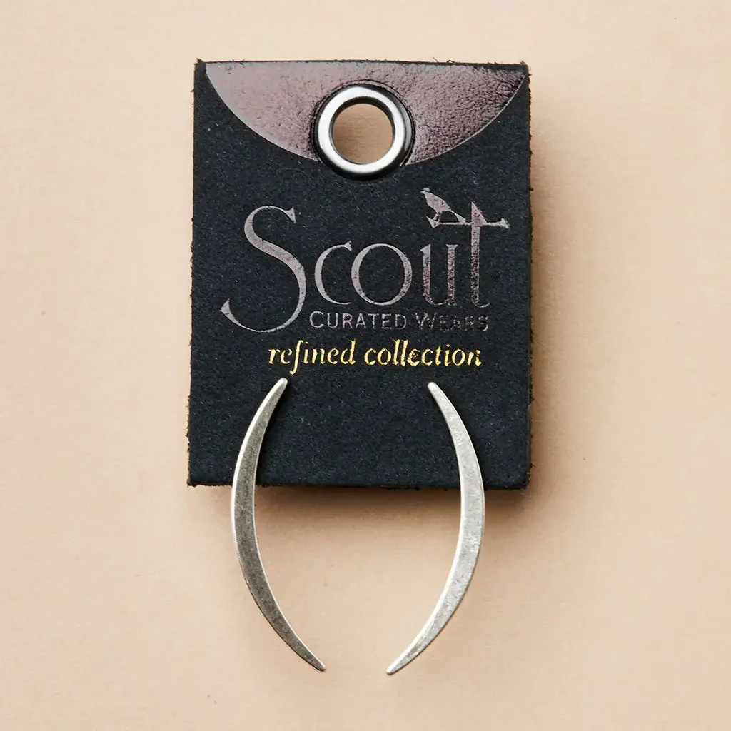 Gibbous Slice Stud Earrings - Image 4