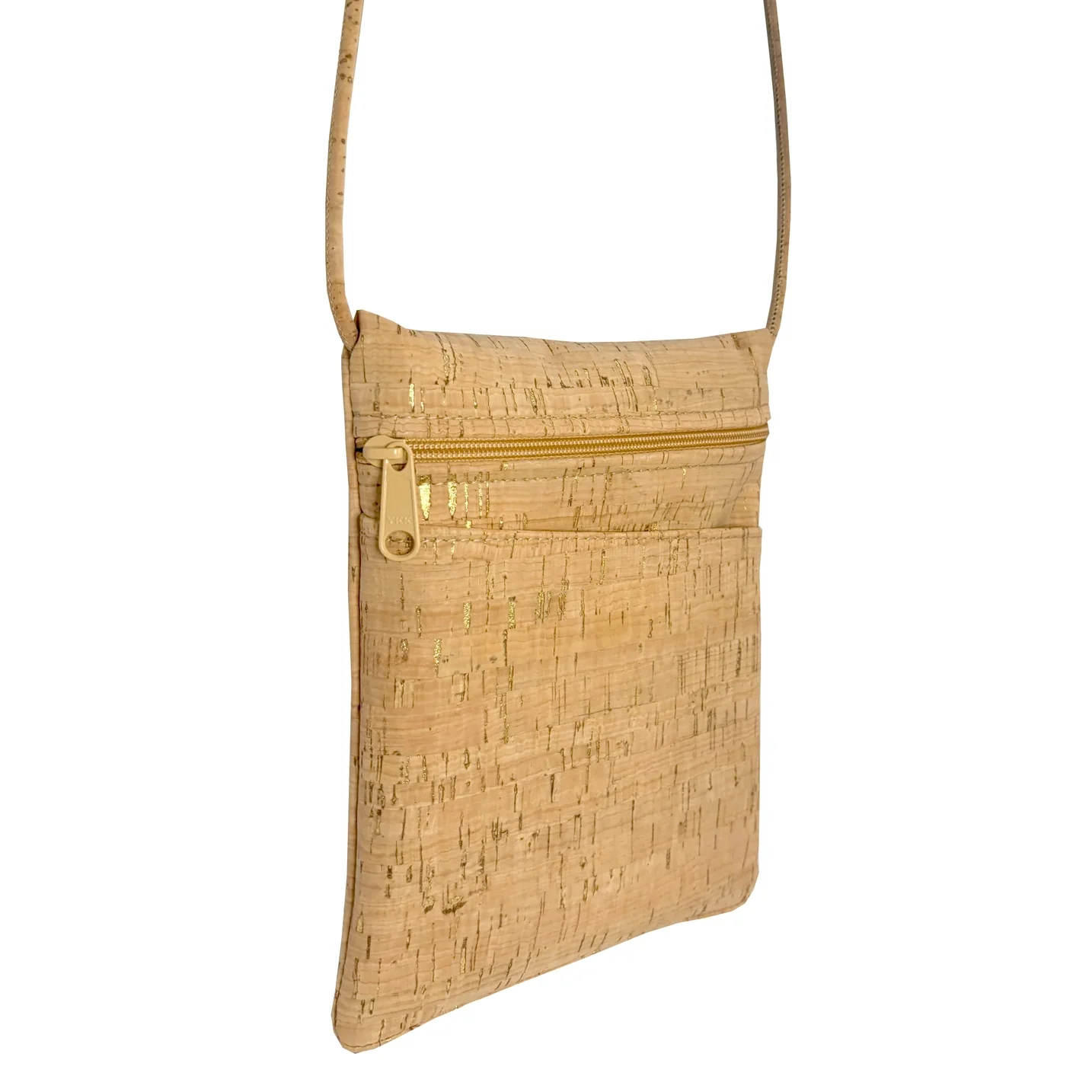 Gold Fleck Cork Mini Crossbody Bag - Image 3