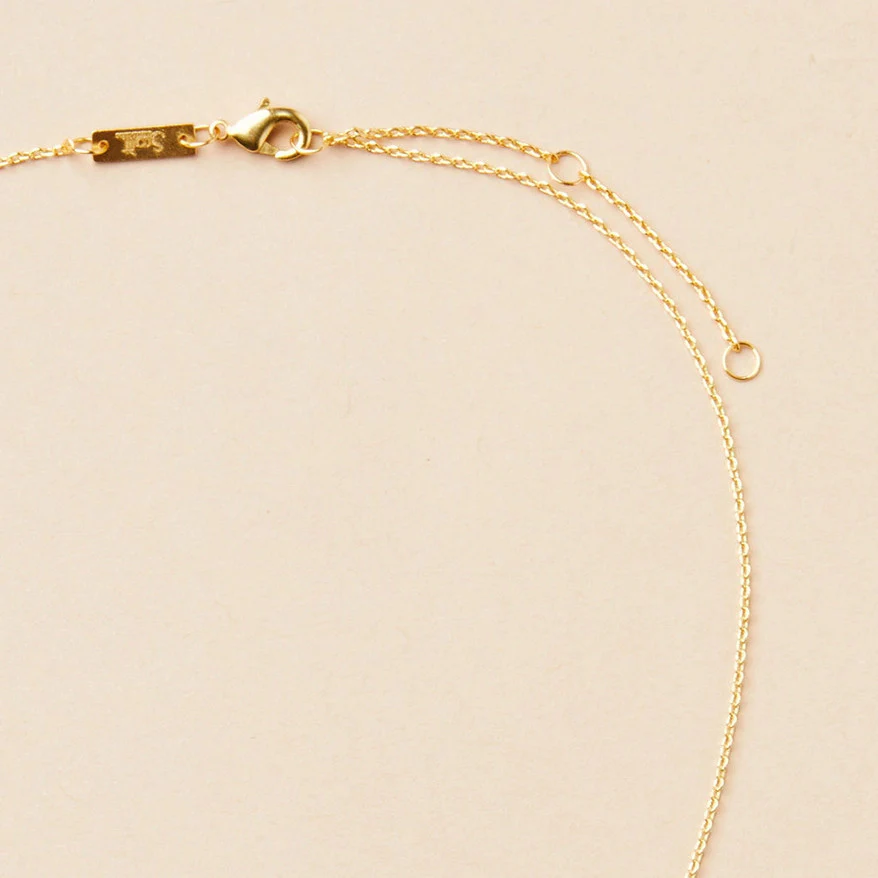 Half Moon Necklace in Silver or Gold - Image 3