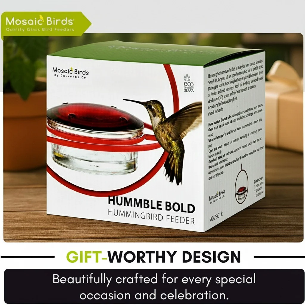 Hummble Bold Hummingbird Feeder - 3 colors - Image 5