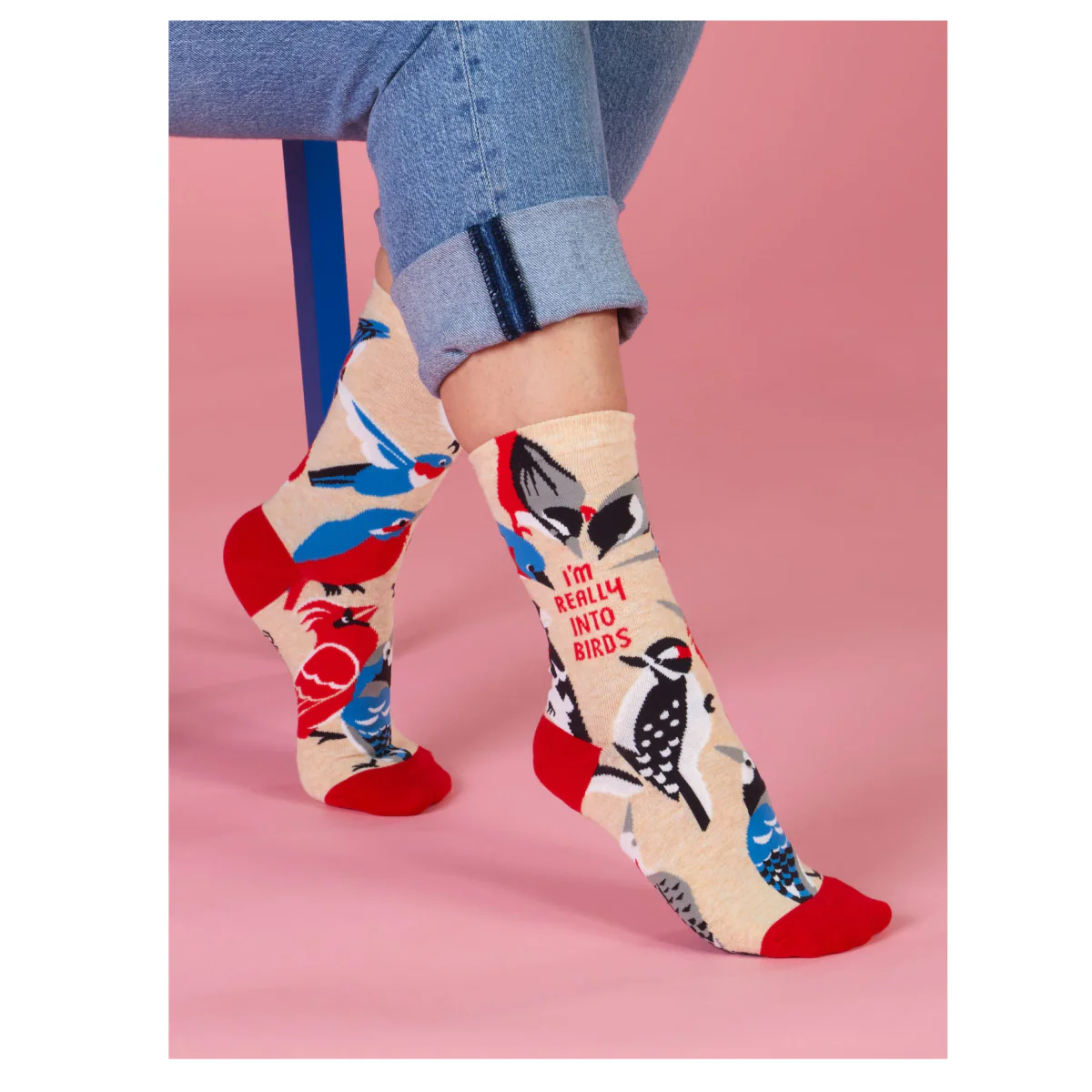 I'm Really into Birds Crew Socks - Image 4