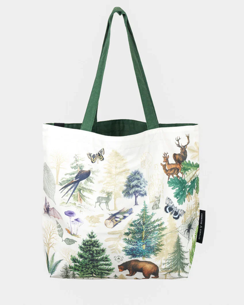 Into the Woods Canvas Shoulder Tote - Image 3