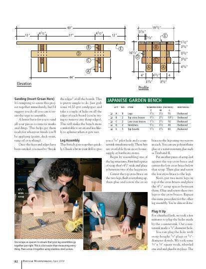 Japanese Garden Bench Project Plan - Image 2