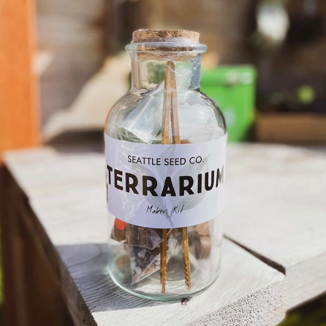 Jar Terrarium with Soil and Moss Garden Crafts Kit - Image 5