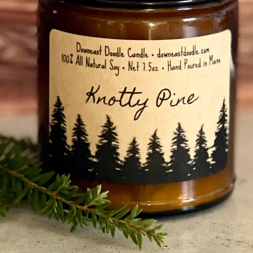 Knotty Pine, Natural Soy Candle - Image 3