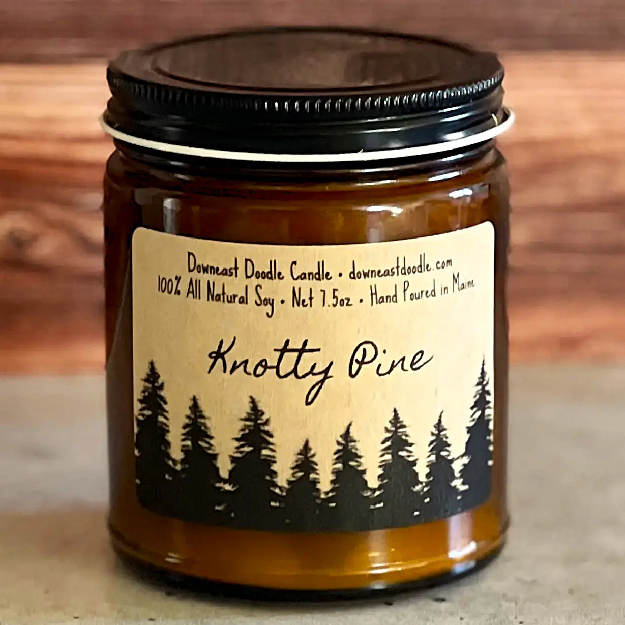 Knotty Pine, Natural Soy Candle - Image 4