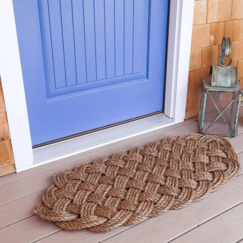 Large Nautical Rope Mat, Manila Rope - Image 2