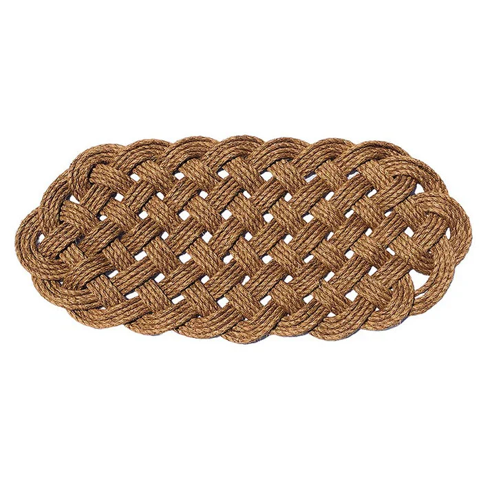 Large Nautical Rope Mat, Manila Rope - Image 4