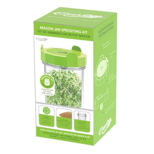 Mason Jar Sprouting Kit with Seeds - Image 8