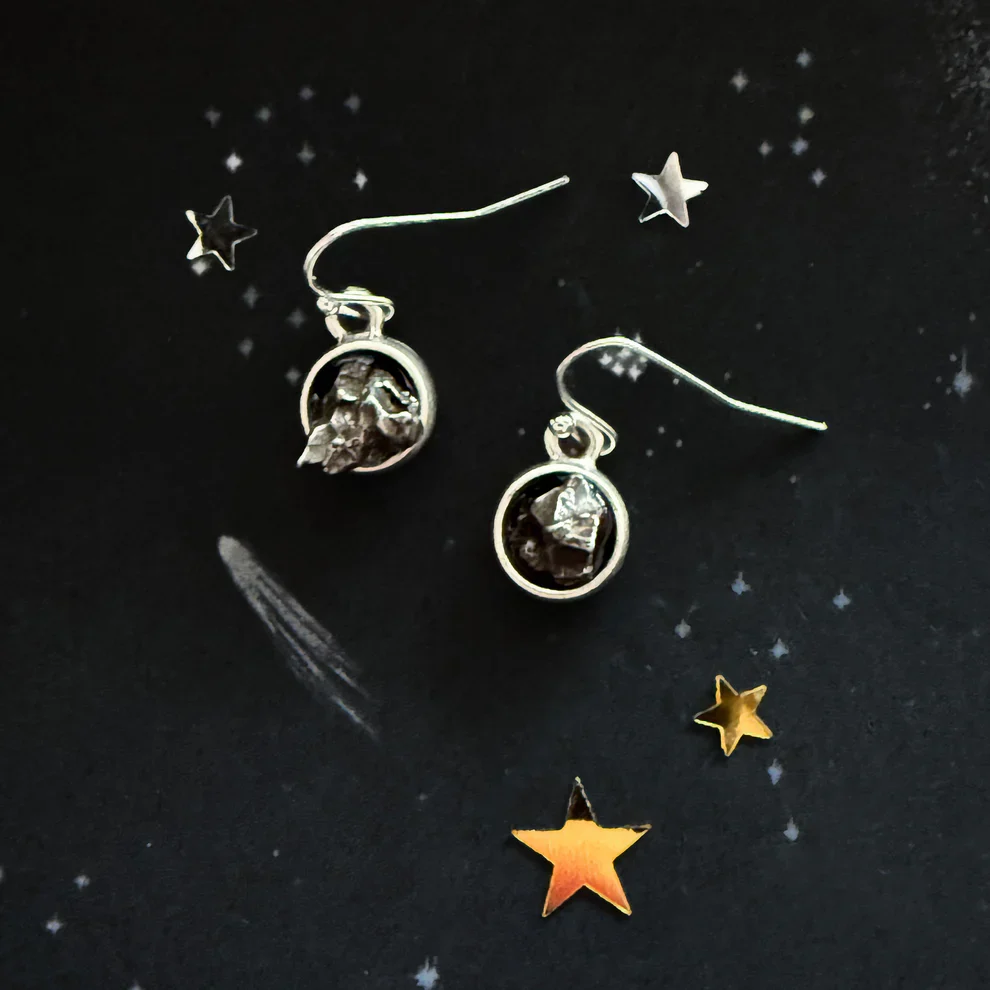 Meteorite Earrings - Image 3