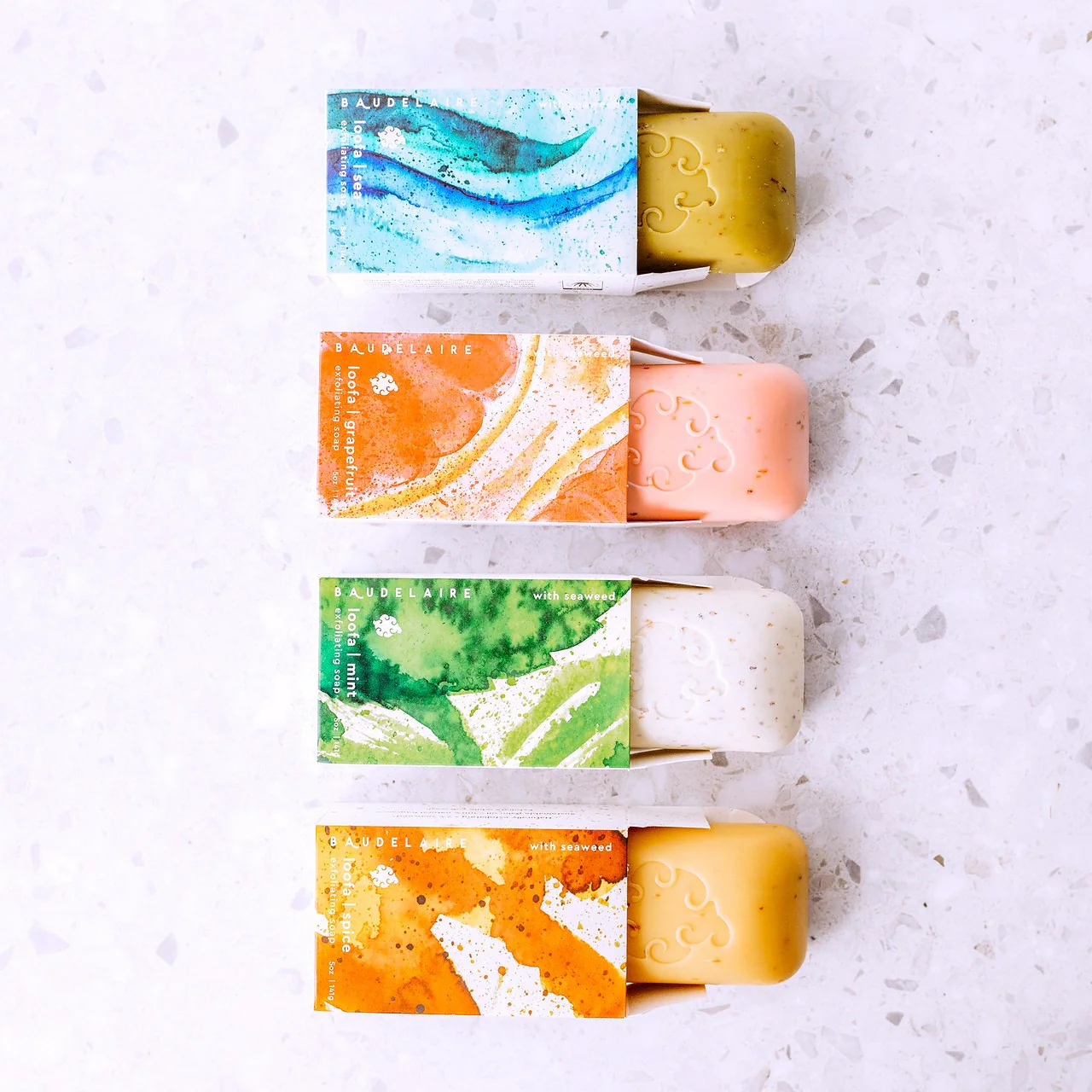 Mint Loofa Boxed 5oz Bath Soap - Image 3